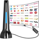 Mevronisshop - antenne dvbt2 - antenne d'int�rieur dvb - t et dvb - t2 avec amplificateur, grande port�e ...