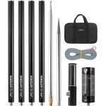 Mevronisshop - antennes jpc - 12 bidon rf amateur 7 - 50 mhz, antenne verticale universelle 40 - 6 m ...