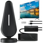 Mevronisshop - antenne tv int�rieure puissante - optimis�e pour 720p, 1080p, 4k - r�ception exceptionnelle ...