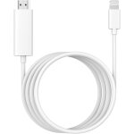 Mevronisshop - apple mfi certifi� adaptateur c�ble lightning � hdmi pour iphone � hdtv, 1080p adaptateur ...