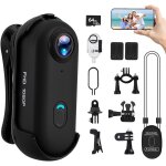 Mevronisshop - cam�ra d'action 4k �tanche 64 go mini bodycam v�lo dashcam wifi action camera cam�ra corps ...