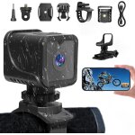 Mevronisshop - cam�ra sport 1080p wifi, cam de sport grand angle 120, mini camera etanche pour casque ...