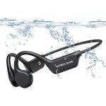 Mevronisshop - casque conduction osseuse bluetooth 5. 4, m�moire mp3 32g int�gr�e, lecteur mp3 etanche ...