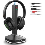 Mevronisshop - casque sans fil pour t�l�vision - casque tv sans fil pour personnes �g�es avec station ...