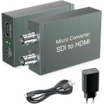 Mevronisshop - convertisseur sdi vers hdmi avec loop out - 1080p hd / 3g / sd bnc pour cam�ra et moniteur ...