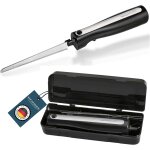 Mevronisshop - couteau électrique pour viande et pain avec double lame en acier inoxydable, boîte et ... Mevronisshop - couteau électrique pour viande et pain avec double lame en acier inoxydable, boîte et ...