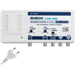 Mevronisshop - edision cam - 300 amplificateur antenne tv tnt centrale multibande, 2uhf, 1vhf / fm, 18 ...