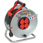 Mevronisshop - enrouleur de c�ble silver 25m (ip44, cablepilot), fabrication fran�aise