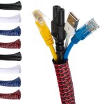Mevronisshop - gaine c�bles auto - fermeture Ø 13mm, l 8m ¿ range et cache les c�bles ¿ id�al pour ...