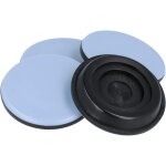 Mevronisshop - gleitgut 4 x dessous de meuble 65 mm coupelle piano patin téflon rond Mevronisshop - gleitgut 4 x dessous de meuble 65 mm coupelle piano patin téflon rond