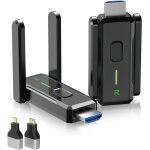 Mevronisshop - hdmi sans fil, emetteur et r�cepteur hdmi sans 150m, 1080p@60hz, plug & play, transmetteur ...