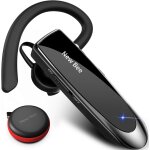 Mevronisshop - main libre bluetooth oreillette, casque sans fil bluetooth avec microphone 60 jours en ...