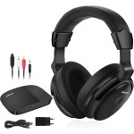 Mevronisshop - num�rique casque tv sans fil avec emetteur, clarificateur de voix & batterie de rechange ...