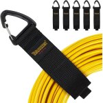 Mevronisshop - organisateur de c�bles pour rangement (6m), sangles auto - agrippantes pour attacher aux ...