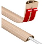 Mevronisshop - passe cable sol 3m goulotte passe cable sol, petit canal de cordons d'alimentation flexible ...