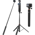 Mevronisshop - perche � selfie telescopique 136 cm avec tr�pied int�gr� pour gopro hero 13 / 12 / 11 ...