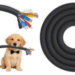 Mevronisshop - protecteur de cordon, 3 m�tres - 12, 7mm gaines de c�bles, protege cable animaux prot�ger ...
