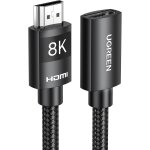 Mevronisshop - rallonge hdmi 2. 1 8k 60hz c�ble extension hdmi m�le vers femelle 48gpbs earc tress� en ...