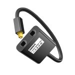 Mevronisshop - r�partiteur cable fibre optique audio toslink diviseur optique 1 en 2 sorties 0. 2m spdif ...