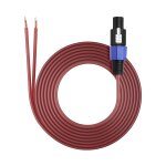 Mevronisshop - speakon c�ble audio 16 awg speakon c�ble audio hi - fi avec connecteur twist - lock convient ...