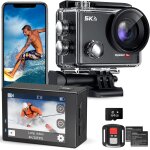 Mevronisshop - speed 10 action cam, 5k30fps 30mp action cam 40m cam�ra sous - marine �tanche wifi 170 ...