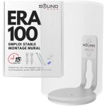 Mevronisshop - support mural era100, profil bas, blanc, unit� individuelle, compatible avec le haut - ...