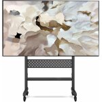 Mevronisshop - support tv roulettes pour t�l�viseurs de 40 � 85 pouces meuble tv sur roulettes hauteur ...