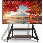 Mevronisshop - support tv sur pied avec roulettes: meuble de t�l�vision de 65 � 100 pouces pour t�l� ...