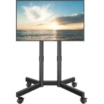 Mevronisshop - support tv sur pied universel, pied t�l�vision sur roulettes 32 - 70 pouces, hauteur r�glable, ...