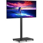 Mevronisshop - support tv sur roulettes - r�glable en hauteur - pour �cran plat de 42 � 70  - charge ...