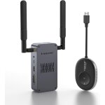 Mevronisshop - transmetteur r�cepteur hdmi sans fil version 2025, 50m, 5g, prend en charge jusqu'� 8 ...