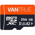 Mevronisshop - vantrue 256 go carte m�moire microsdxc uhs - i u3 4k avec adaptateur compatible avec dashcam, ...