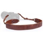 Mg1514 slr, dslr bandoulire en cuir pour appareil photo marron