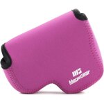 Mg727 etui avec mousqueton en noprne pour appareil photo nikon coolpix b500 rose