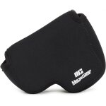 Mg809 etui avec mousqueton en noprne pour appareil photo nikon coolpix l840 noir