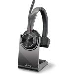 Micro - casque sans fil voyager 4310 uc avec socle de chargement (plantronics) micro - casque monaural ...