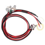 Micro a contact pizolectrique avec contrle du volume et de la tonalit pour guitares folk et ukulls ...