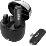Micro cravate sans fil pour android, microphone usb - c antibruit avec etui de chargement et transmission ... Micro cravate sans fil pour android, microphone usb - c antibruit avec etui de chargement et transmission ...