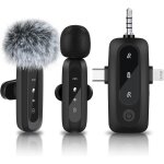 Micro cravate sans fil pour iphone android pc camra, clip - on lavalier microphone plug - play rduction ...