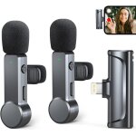 Micro cravate sans fil pour iphone / ipad / ios, plug & play, 2pcs mini micro sans fil avec suppression ...