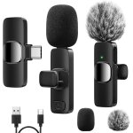 Micro cravate sans fil pour iphone15 16 android laptop, plug & play usb - c portable microphone r�duction ...
