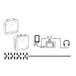 Micro - cravate sans fil, transmetteur - rcepteur uhf, son numrique, station de radiodiffusion