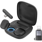 Micro cravate sans fil usb - c sans fil a clipser mini microphone magntique pour tlphone portable ...