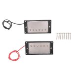 Micros a double bobinage manche et chevalet avec guitare electrique de style lp