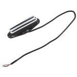 Micros double hot rail blaster humbucker pour guitare electrique st tele strat squier, corps argenté ... Micros double hot rail blaster humbucker pour guitare electrique st tele strat squier, corps argenté ...