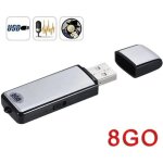 Micro espion cl usb dictaphone enregistreur 8go recorder vocal numrique