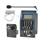 Micro de guitare acoustique, egaliseur d'galisation 5 bandes, prampli de guitare, micro pizolectrique, ...