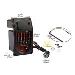 Micro de guitare contr�les de tonalit� egaliseur d�egalisation accordeur micro pi�zo�lectrique guitare ...