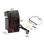Micro de guitare contrles de tonalit egaliseur d'galisation accordeur micro pizolectrique guitare ...