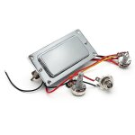 Micro guitare electrique pr� - c�bl� double mini humbucker volume contr�le de tonalit� 92x37. 5mm